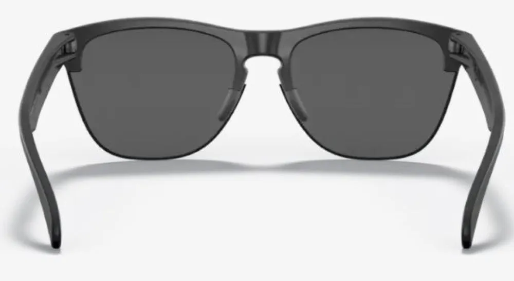 Oakley Frogskins Lite Matte Black Frame - Gray Lens - Non Polarized Sunglasses