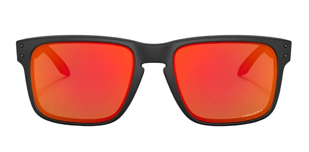 Oakley Holbrook Matte Black Frame - Prizm Ruby Lens - Non Polarized Sunglasses