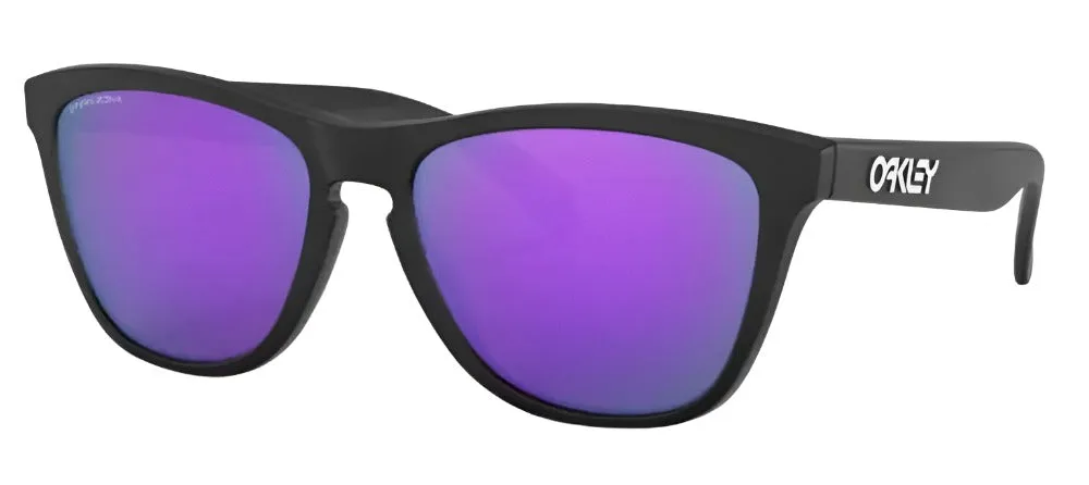 Oakley Mens Frogskins Lite Matte Black Frame - Prizm Tungsten Lens - Non Polarized Sunglasses