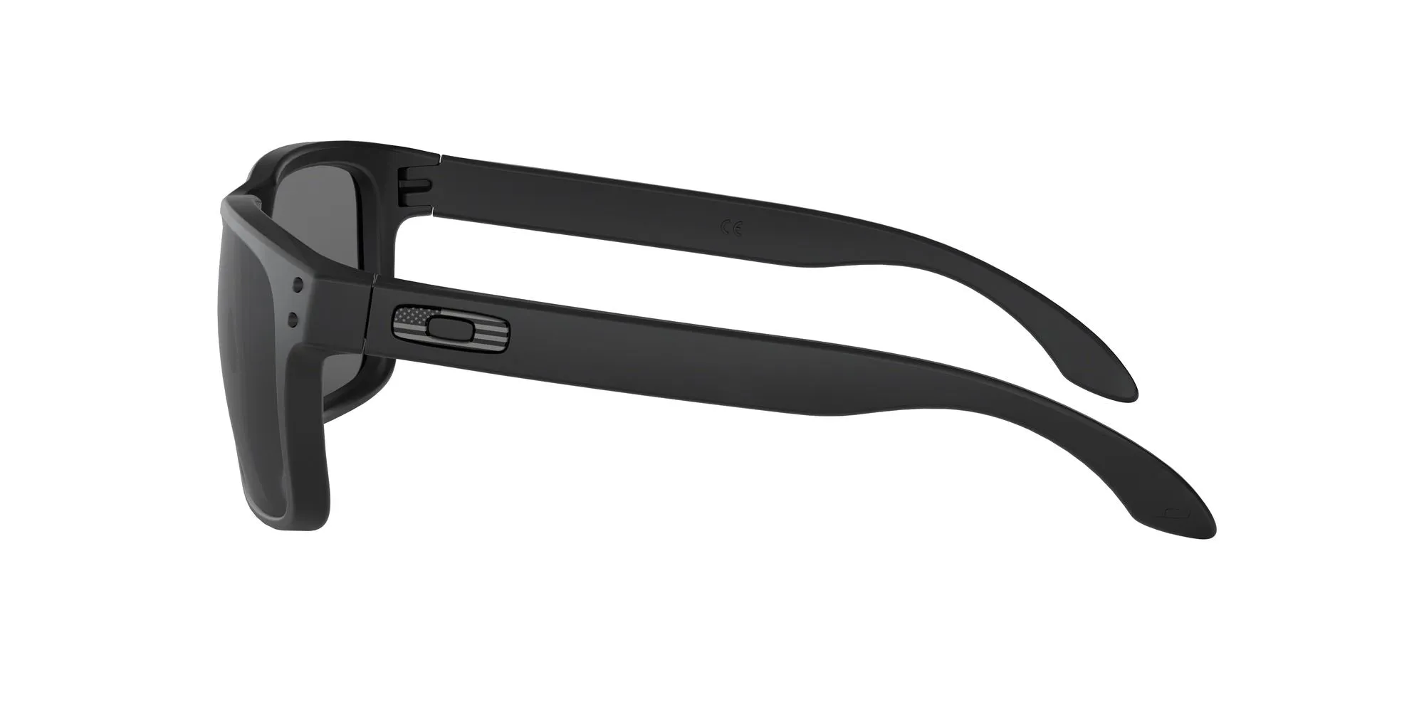 Oakley Standard Issue Holbrook USA Flag Collection Matte Black Frame - Gray Lens - Non Polarized Sunglasses