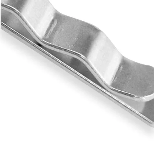 Open Shotgun Tie Bar Pewter Motif