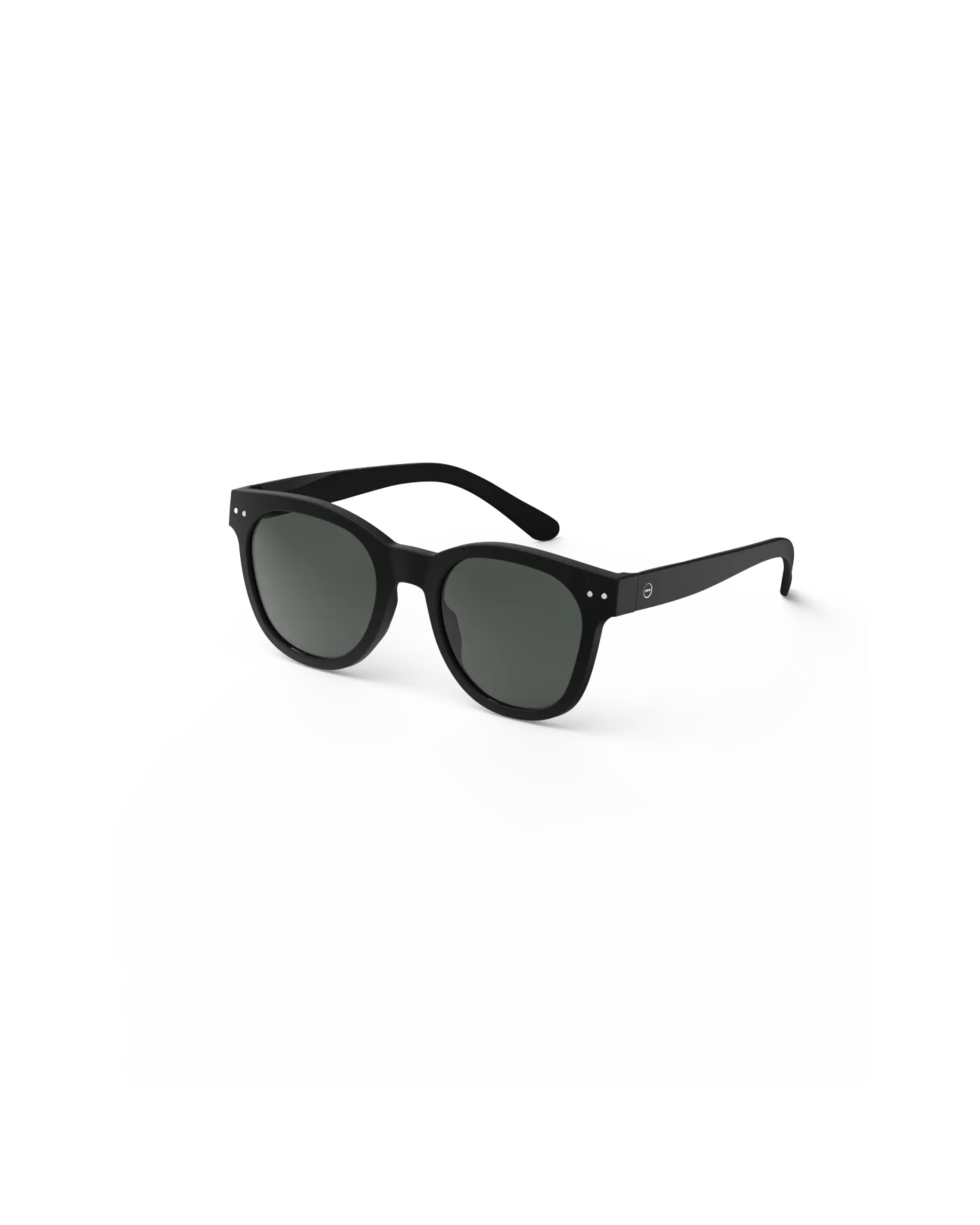 Oversized Black Trapeze Sunglasses