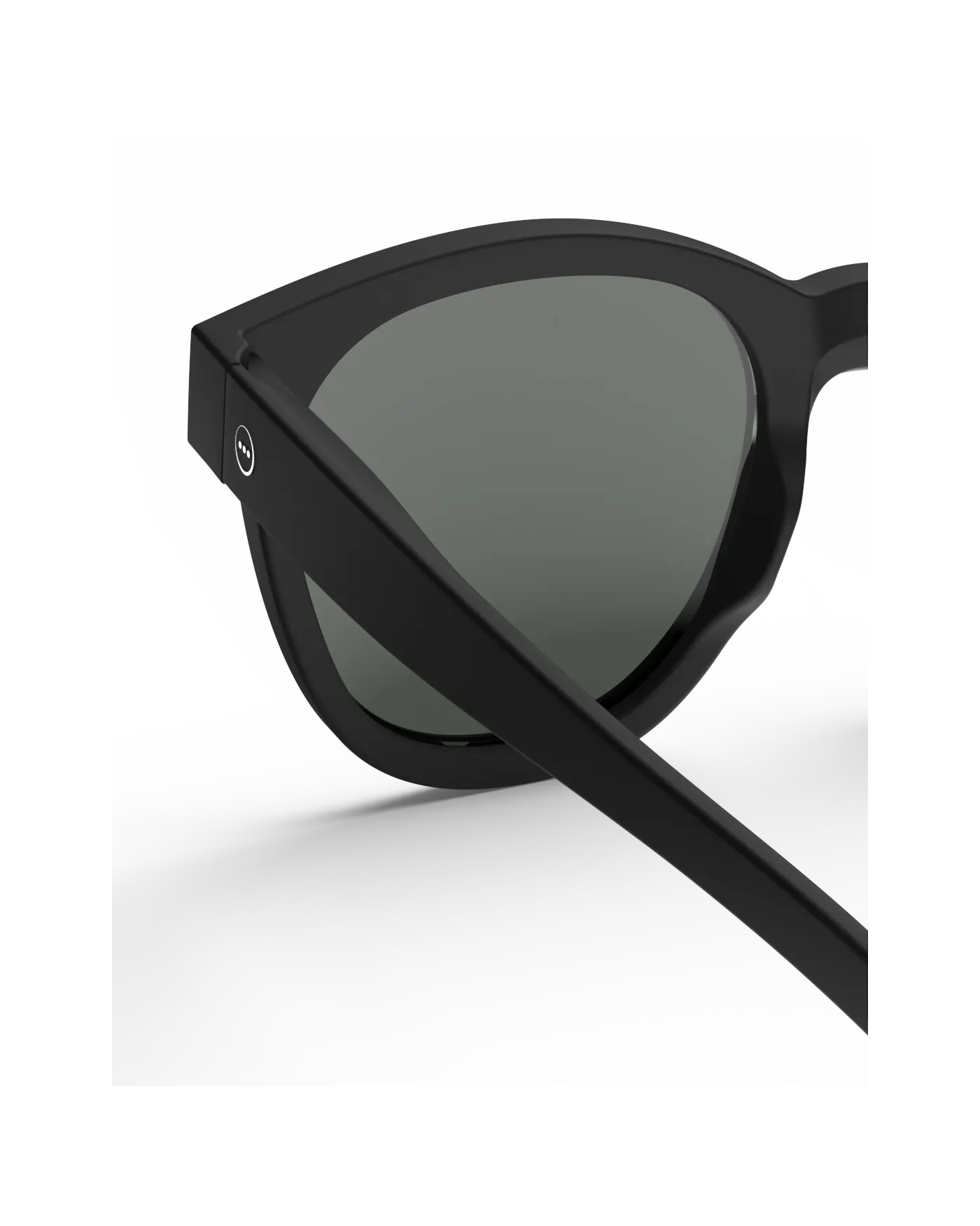 Oversized Black Trapeze Sunglasses