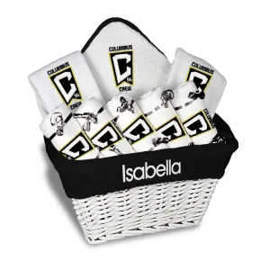 Personalized Columbus Crew Large Basket - 9 Items