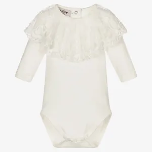 Phiclothing Baby Bodysuit with Lace Collar