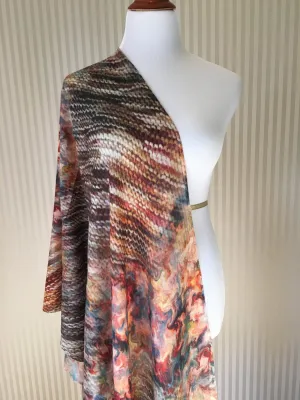 Printed Jazz Abstract Scarf