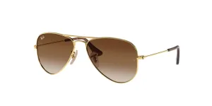 Ray-Ban Junior Aviator Non-Polarized Sunglasses - Arista/Brown Gradient