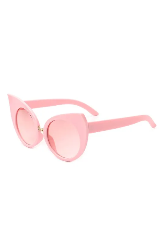 Retro High Pointed Fashion Cat Eye Sunglasses