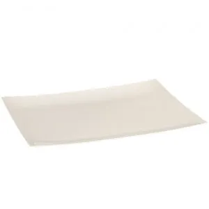 Sahara 11.75" Rectangular Plastic Entree Plates (Case Qty: 120)