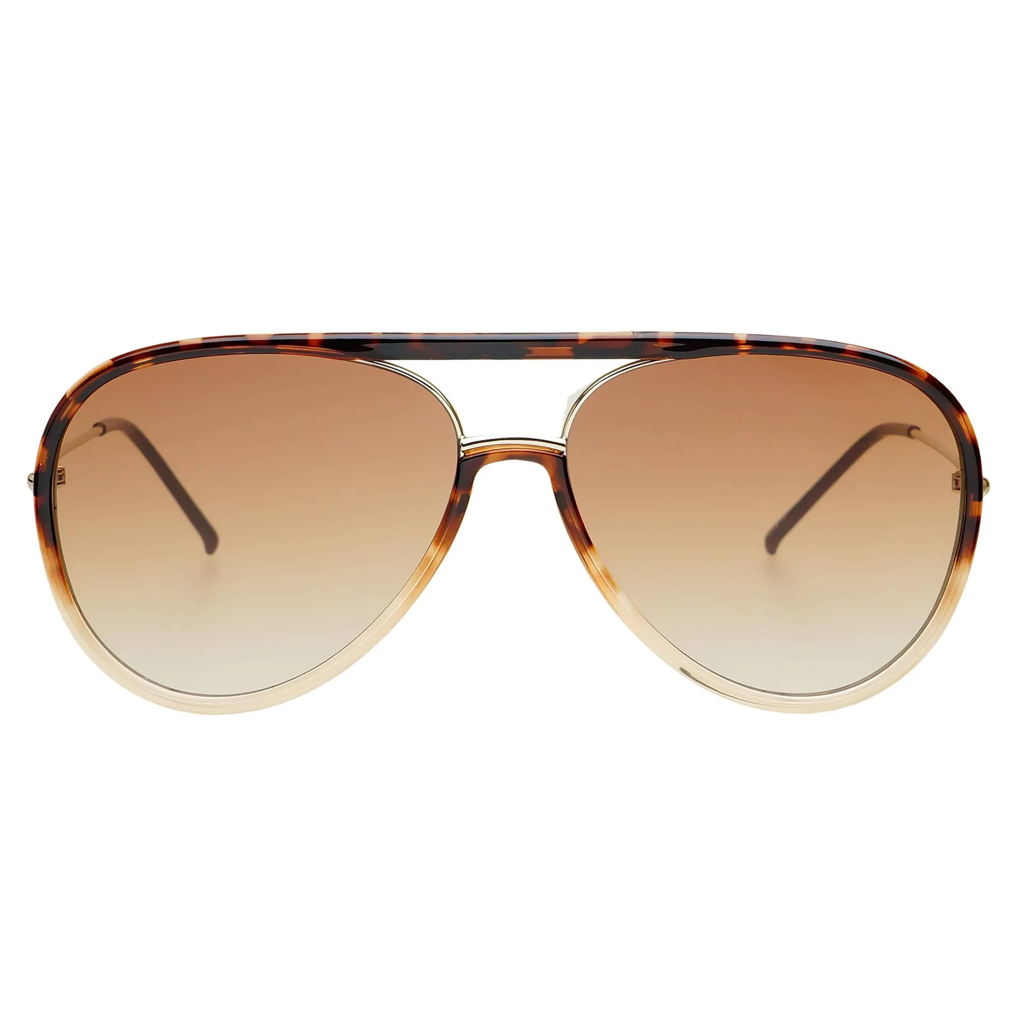 Shay Tortoise Aviator Sunglasses 92-1