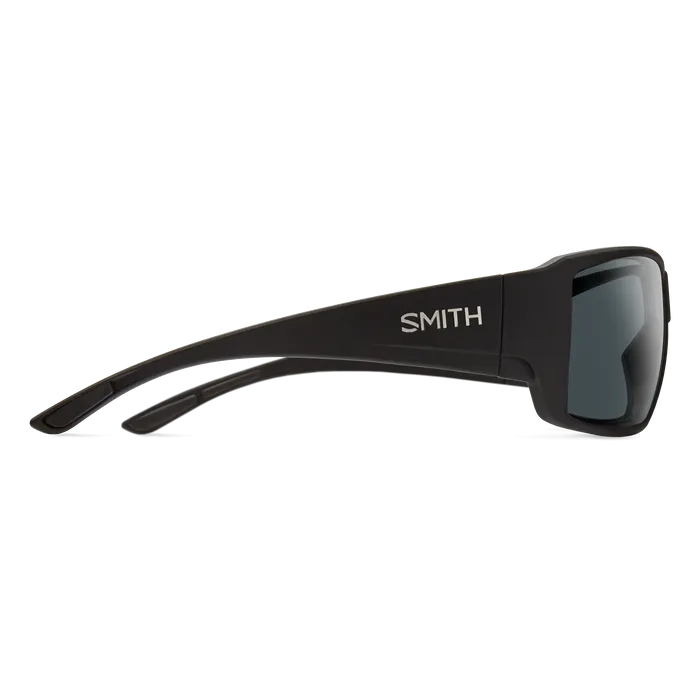 Smith Guide's Choice Matte Black Frame - ChromaPop Glass Polarized Gray Lens - Polarized Sunglasses