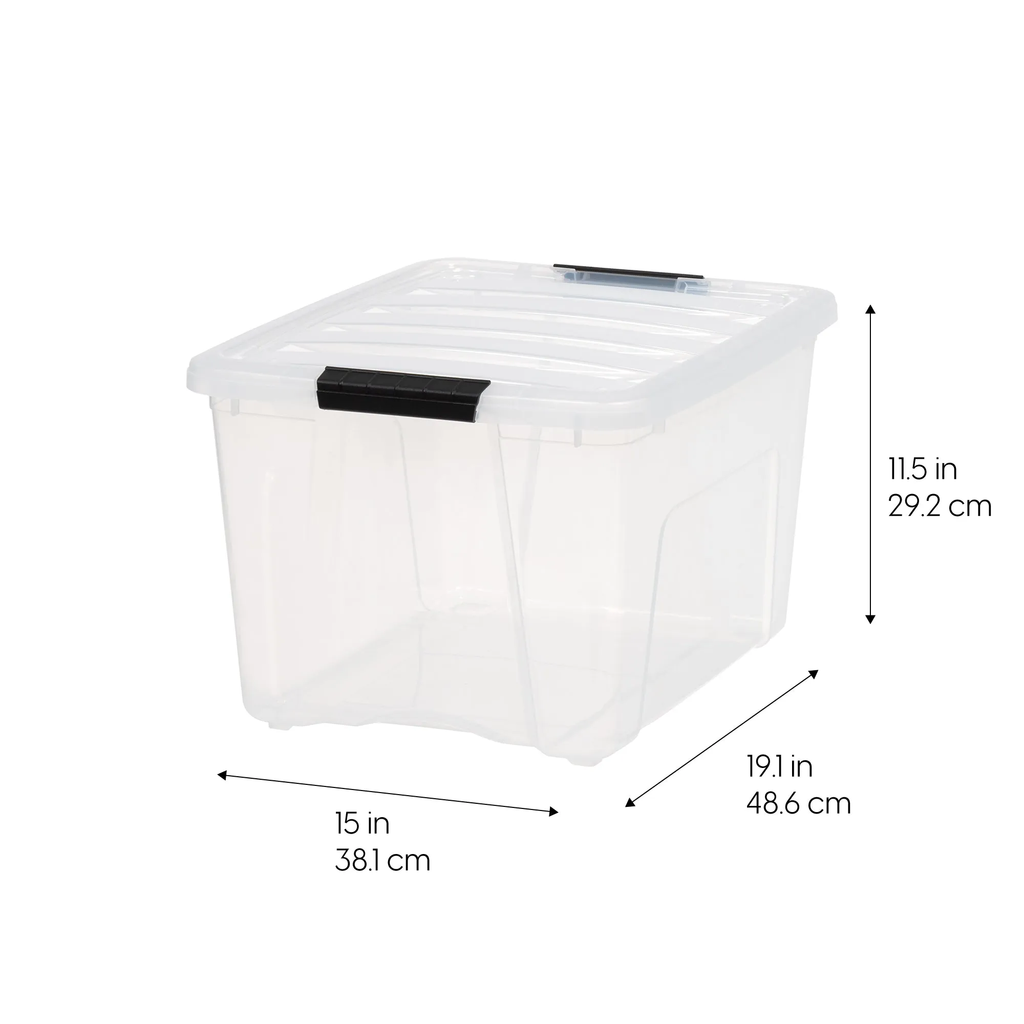 Stack & Pull™ Storage Box - 40 QT 6 Pack