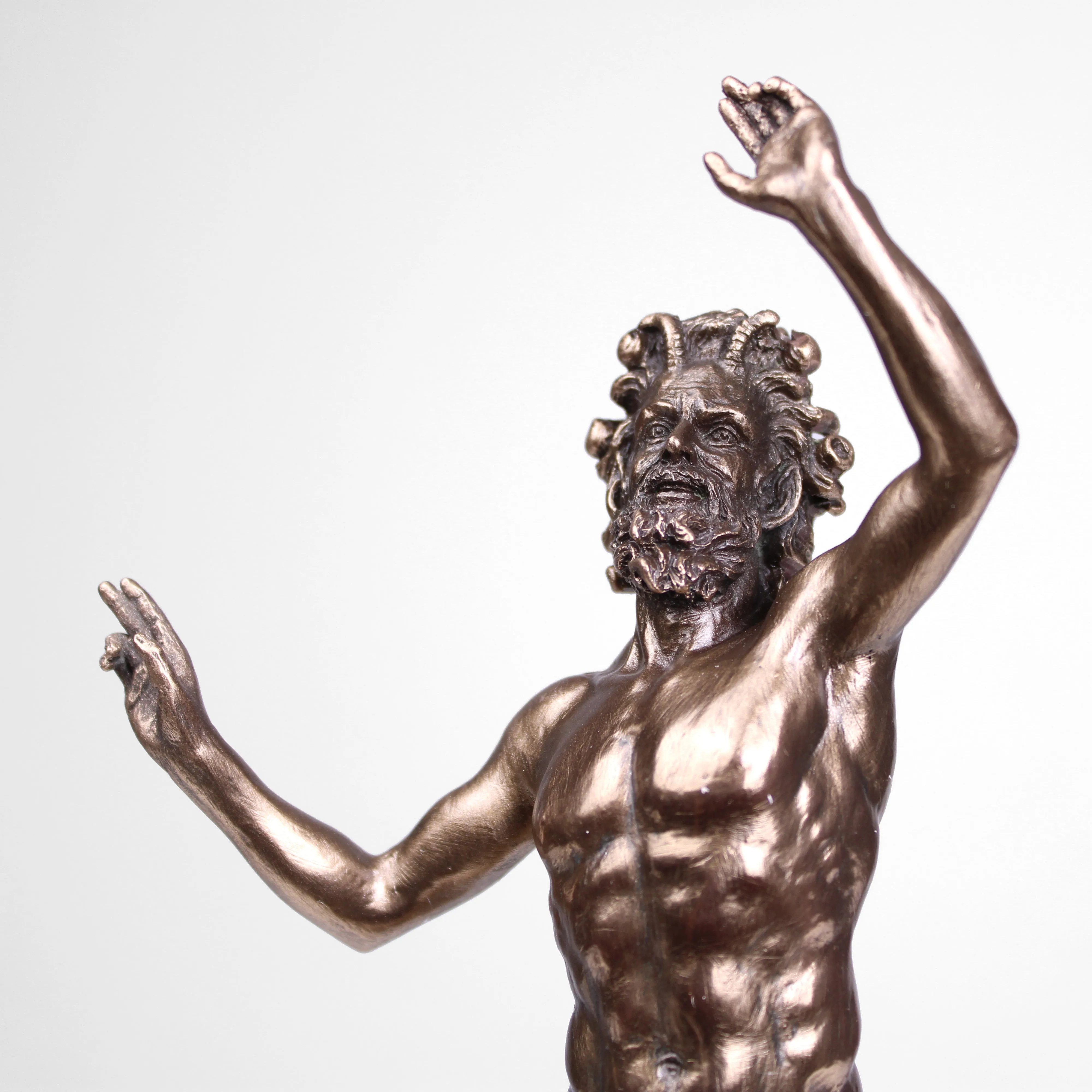 The Dancing Faun of Pompeii Statue (Cold Cast Bronze Sculpture)