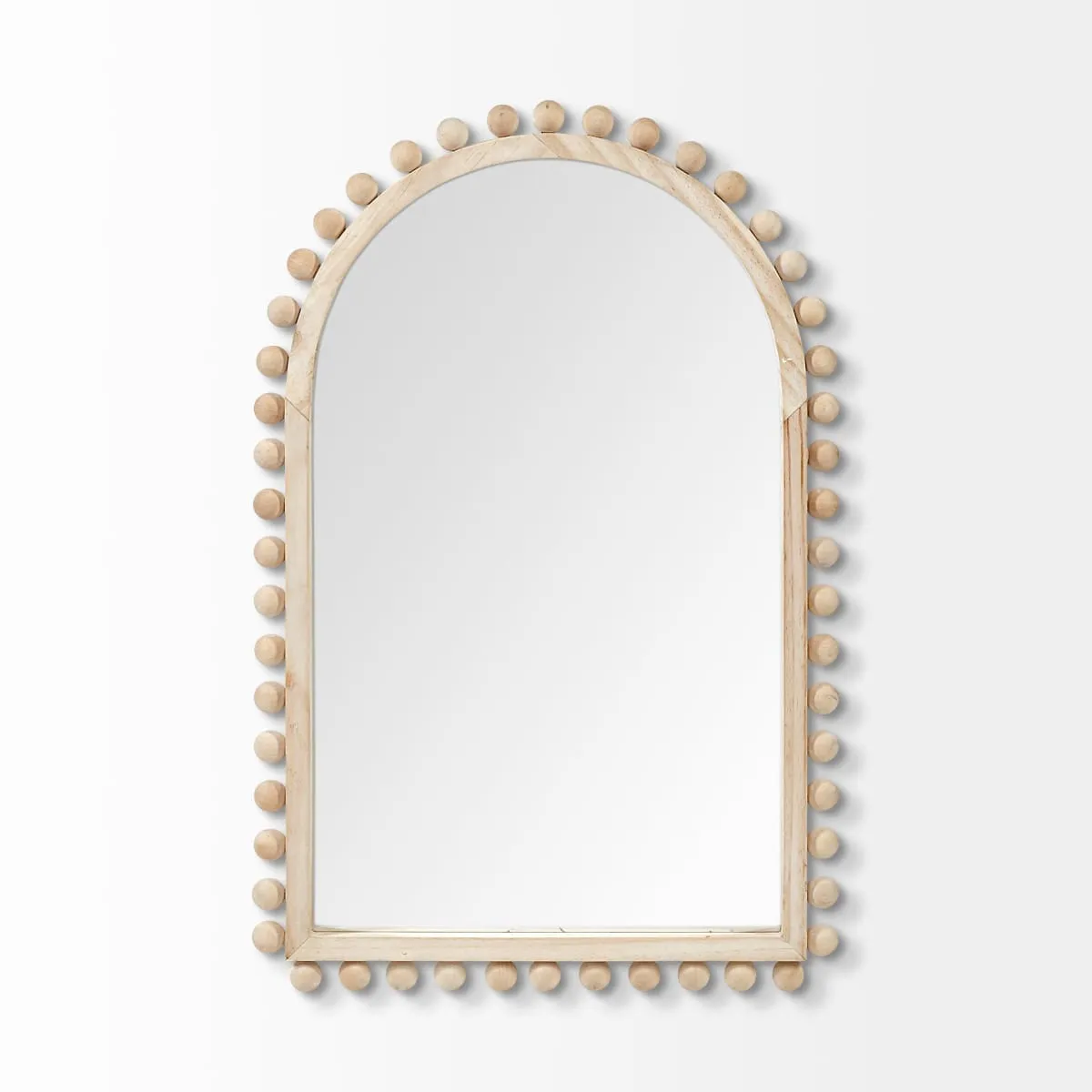 Torquay Wall Mirror Natural Wood | Arch