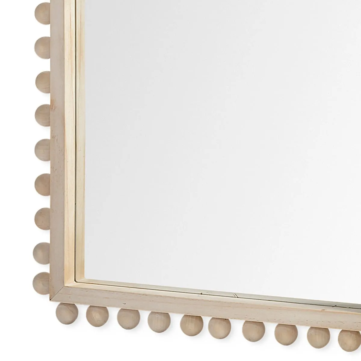 Torquay Wall Mirror Natural Wood | Arch