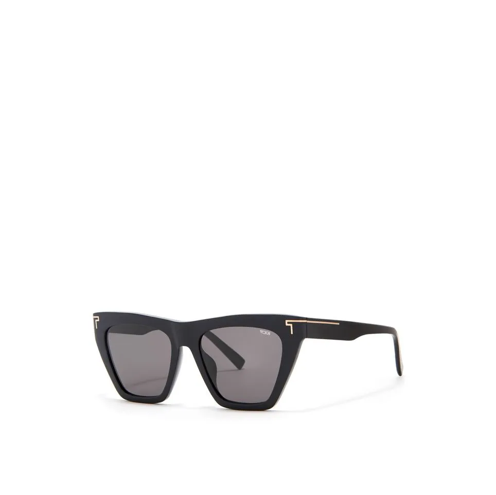 TUMI Womens 507 Cat Eye Non-Polarized Sunglasses - Black