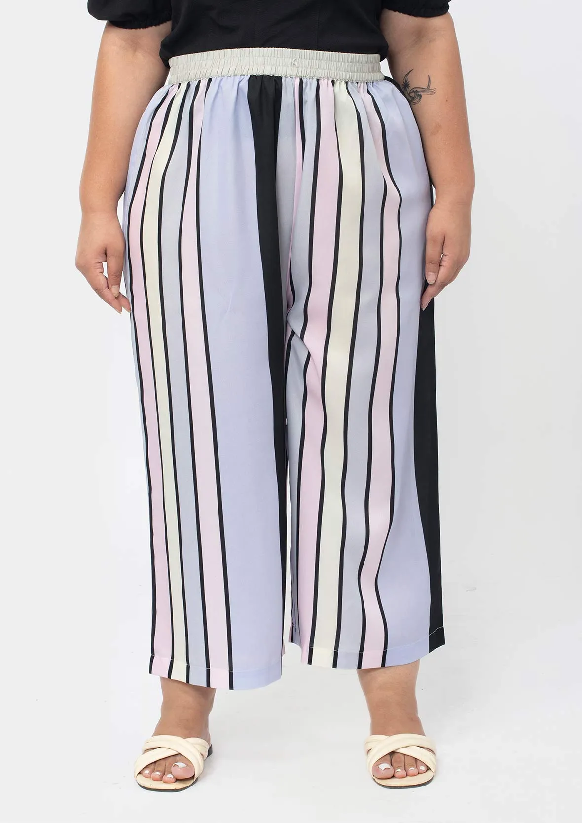 Wide Leg Palazzo With Elasticated Waist