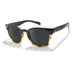 Windsor Polarized Sunglasses Matte Black Tortoise and Dark Grey