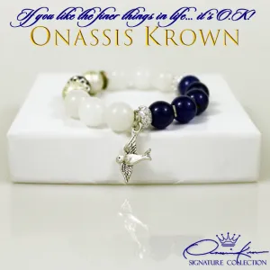 Zeta Dove Charm Bracelet