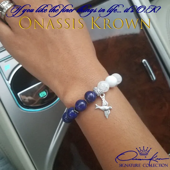 Zeta Dove Charm Bracelet